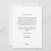 Cartes Pour Fêtes Annuelles Enchantement folklorique : Un Noël inspiré de Lowi (Dos)