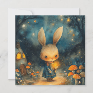Cartes Pour Fêtes Annuelles Enchanter Meadow : 🌼 lapin mignon 🐇 téléchargeab
