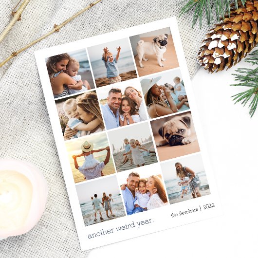 Cartes Pour Fêtes Annuelles Encore une année étrange | Année d'évaluation Coll