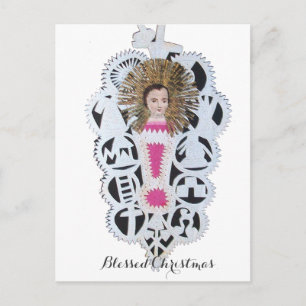 Cartes Pour Fêtes Annuelles Enfant Jésus, Antique Papier de Noël Carture