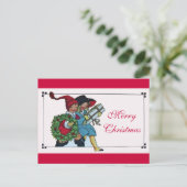 CARTES POUR FÊTES ANNUELLES ENFANTS AVEC CADEAUX DE NOËL (Debout devant)