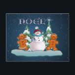 Cartes Pour Fêtes Annuelles ENFANTS de BONHOMME DE NEIGE et de PAIN D'ÉPICE<br><div class="desc">ENFANTS de BONHOMME DE NEIGE et de PAIN D'ÉPICE par SHARON SHARPE</div>