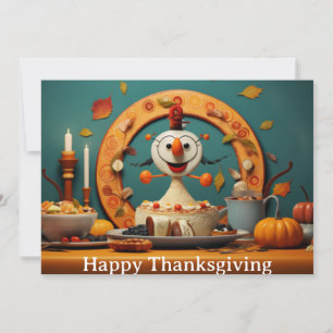 Cartes Pour Fêtes Annuelles Enfants de Thanksgiving 5