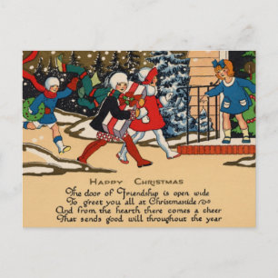 Cartes Pour Fêtes Annuelles Enfants heureux