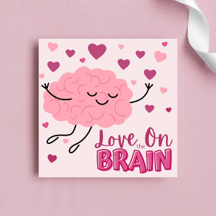 Cartes Pour Fêtes Annuelles Enfants mignonette Amour sur le Cerveau Saint-Vale