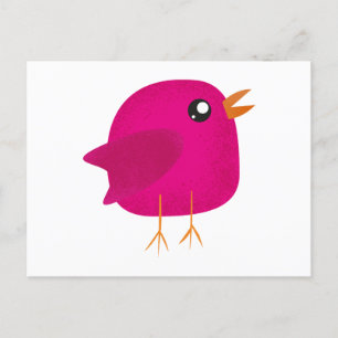 Cartes Pour Fêtes Annuelles Enfants mignonette birdy
