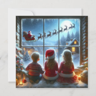 Cartes Pour Fêtes Annuelles Enfants Noël