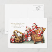 Cartes Pour Fêtes Annuelles Enfants Noël (Devant / Derrière)