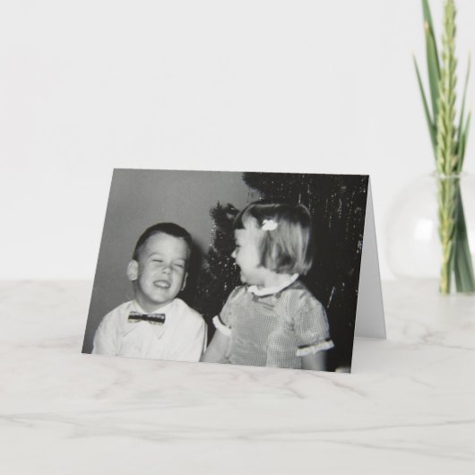 Cartes Pour Fêtes Annuelles Enfants vintages, Joyeux Noël (Devant)