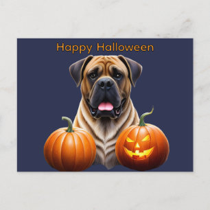 Cartes Pour Fêtes Annuelles Englische Dogge Mastiff Halloween 