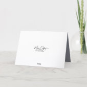 Cartes Pour Fêtes Annuelles English Springer Spaniel Making a Snow Angel (Dos)