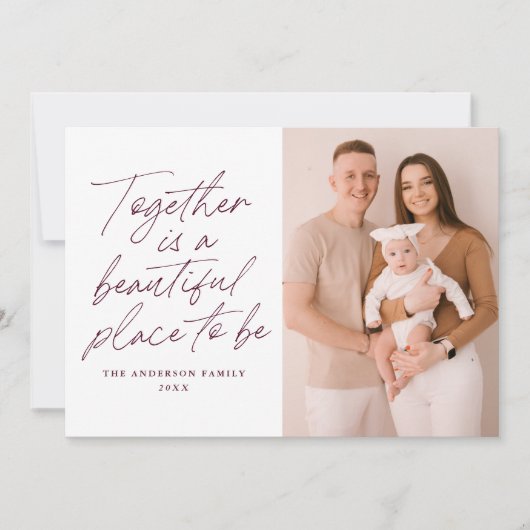 Cartes Pour Fêtes Annuelles Ensemble est un bel endroit pour être photographié (Devant)