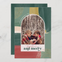 Ensemble & Joyeux | Arche photo Noël moderne