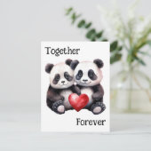Cartes Pour Fêtes Annuelles Ensemble Panda Froever (Debout devant)