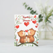 Cartes Pour Fêtes Annuelles Ensemble pour toujours (Debout devant)