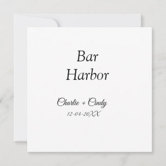 Cartes Pour Fêtes Annuelles enterrement de vie de jeune fille à Bar Harbor dem