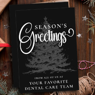 Cartes Pour Fêtes Annuelles Entreprise customisée Professionnel Noël d'affaire
