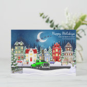 Cartes Pour Fêtes Annuelles Entreprise de remorquage professionnelle (Debout devant)