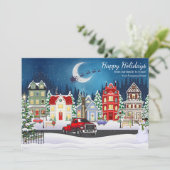 Cartes Pour Fêtes Annuelles Entreprise de remorquage professionnelle (Debout devant)