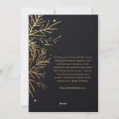 Cartes Pour Fêtes Annuelles Entreprise moderne élégante de Noël (Dos)