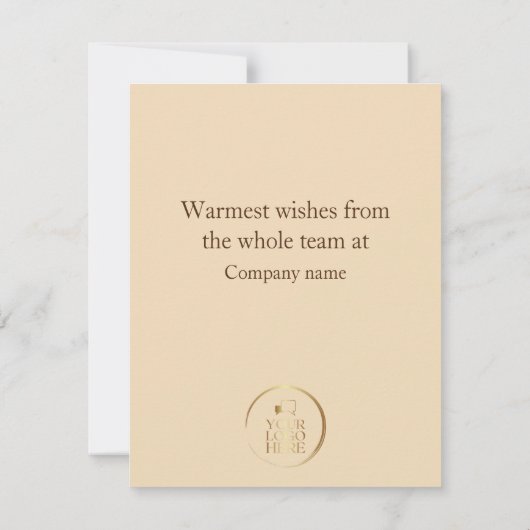 Cartes Pour Fêtes Annuelles Entreprise moderne Pologne Noël Wesołych Świąt (Dos)