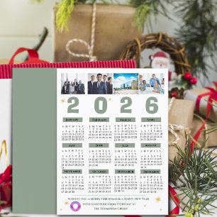 Cartes Pour Fêtes Annuelles Entreprise Multiphoto Calendrier Entreprise