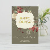 Cartes Pour Fêtes Annuelles Entreprise Noël (Debout devant)