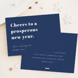 Cartes Pour Fêtes Annuelles Entreprise Noël Affaires Salutations