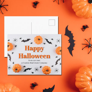 Cartes Pour Fêtes Annuelles Entreprise personnalisée Joyeux Halloween Mignon