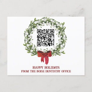 Cartes Pour Fêtes Annuelles Entreprise Petite entreprise QR