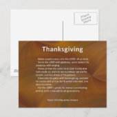 Cartes Pour Fêtes Annuelles Entrez Avec Thanksgiving & Blessing Psaum 100 (Devant / Derrière)