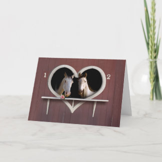 Cartes Pour Fêtes Annuelles Envie de faire du cheval?