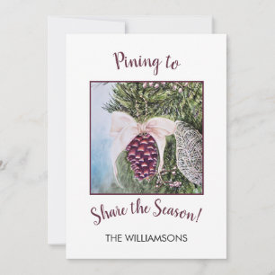 Cartes Pour Fêtes Annuelles Envie de partager la saison de Noël
