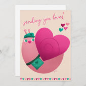 Cartes Pour Fêtes Annuelles Envoi d'un message d'escroquerie (Devant / Derrière)