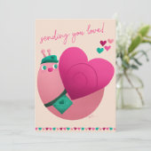 Cartes Pour Fêtes Annuelles Envoi d'un message d'escroquerie (Debout devant)