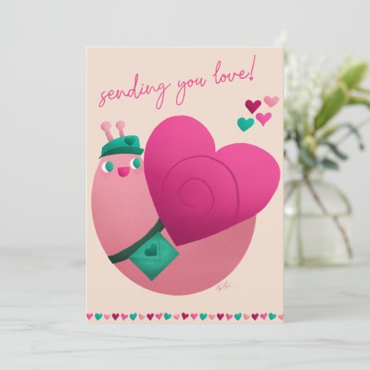 Cartes Pour Fêtes Annuelles Envoi d'un message d'escroquerie (Debout devant)