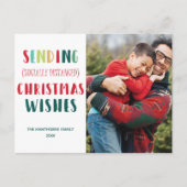 Cartes Pour Fêtes Annuelles Envoi (social distancé) Noël Voeux personnalisés (Devant)