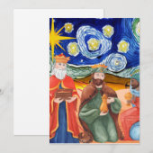 Cartes Pour Fêtes Annuelles Épiphanie (Devant / Derrière)