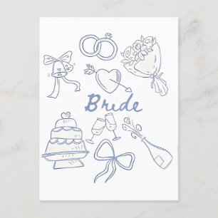 Cartes Pour Fêtes Annuelles Épouse Fiançailles Mariage Couples Épouse épouse