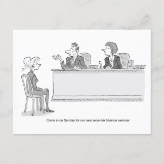 Cartes Pour Fêtes Annuelles Équilibre de la vie de travail