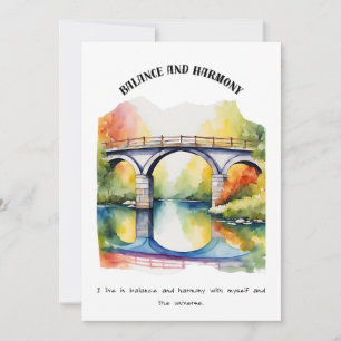 CARTES POUR FÊTES ANNUELLES ÉQUILIBRE ET HARMONIE