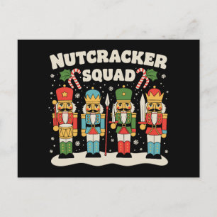 Cartes Pour Fêtes Annuelles Équipe Casse-Noisette Noël Xmas Saison des Fêtes