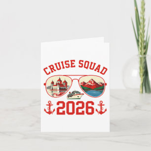 Cartes Pour Fêtes Annuelles Équipe de croisière Voyage en Suisse 2026