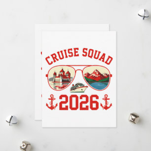 Cartes Pour Fêtes Annuelles Équipe de croisière voyage en Suisse 2026