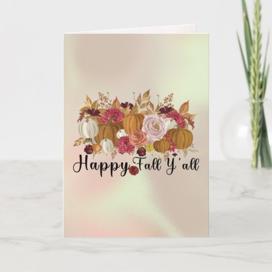 Cartes Pour Fêtes Annuelles Équipe de cueillette de citrouilles (Devant)