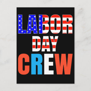 Cartes Pour Fêtes Annuelles Équipe de la fête du Travail Union patriotique des