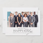 Cartes Pour Fêtes Annuelles Équipe d'entreprise professionnelle moderne (Devant)