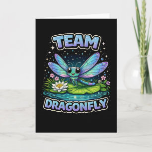 Cartes Pour Fêtes Annuelles Équipe Dragonfly
