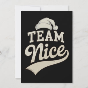 Cartes Pour Fêtes Annuelles Équipe Nice Chapeau de Père Noël Noël Xmas Famille