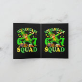 Cartes Pour Fêtes Annuelles Équipe Shenanigans (Intérieur)